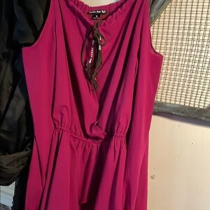 Purple Sleeveless Dress